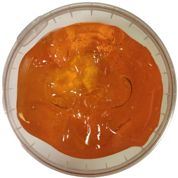اسلایم گلکسی اکلیلی ظرف ۳۰۰ گرمی رنگ نارنجی