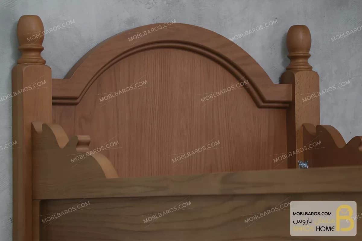 تختخواب سیسمونی چوبی کلاسیک مدل گیلدا — تصویر ۳