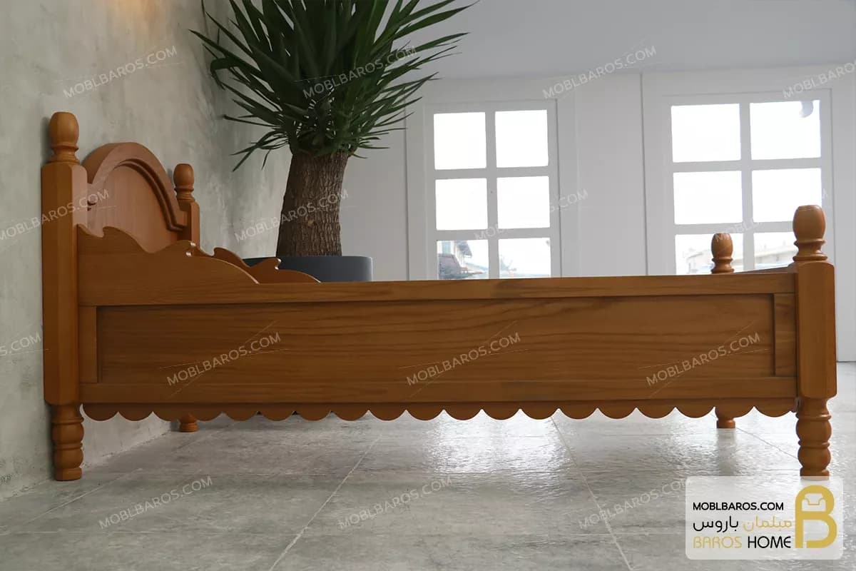 تختخواب سیسمونی چوبی کلاسیک مدل گیلدا — تصویر ۷