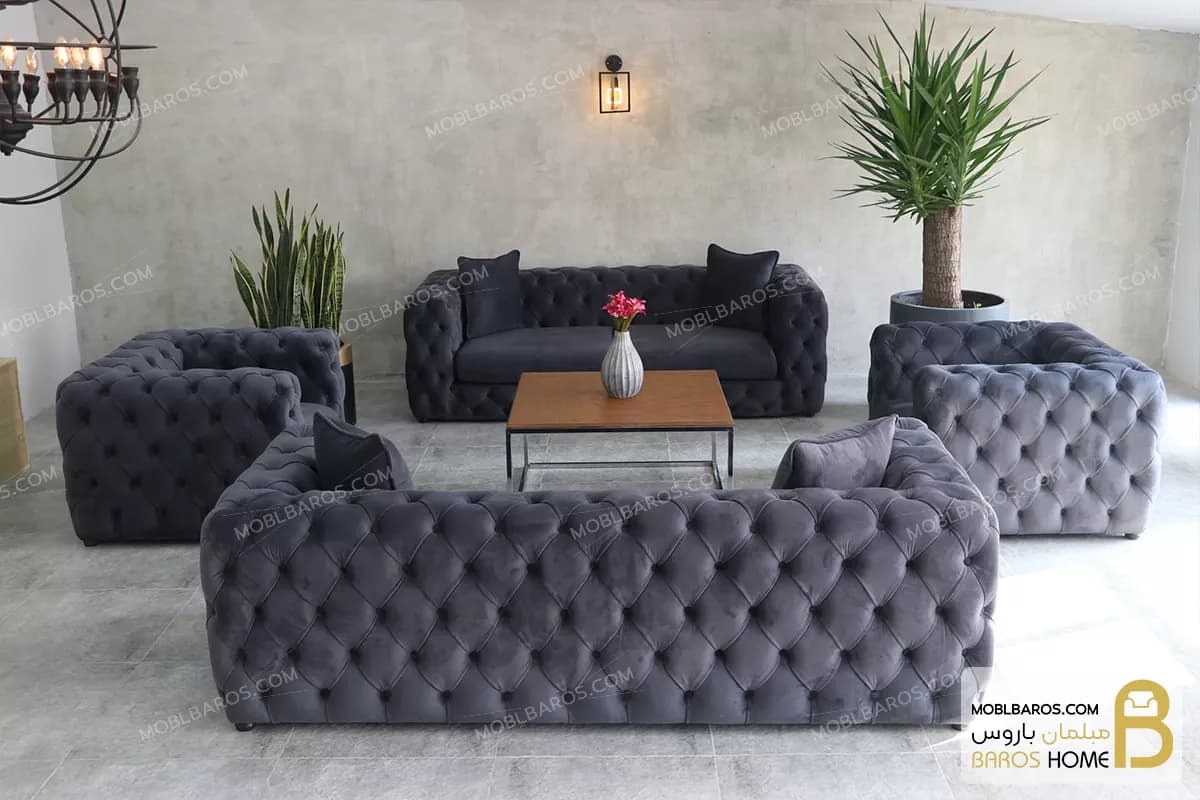 مبل راحتی تمام لمسه چستر باکس