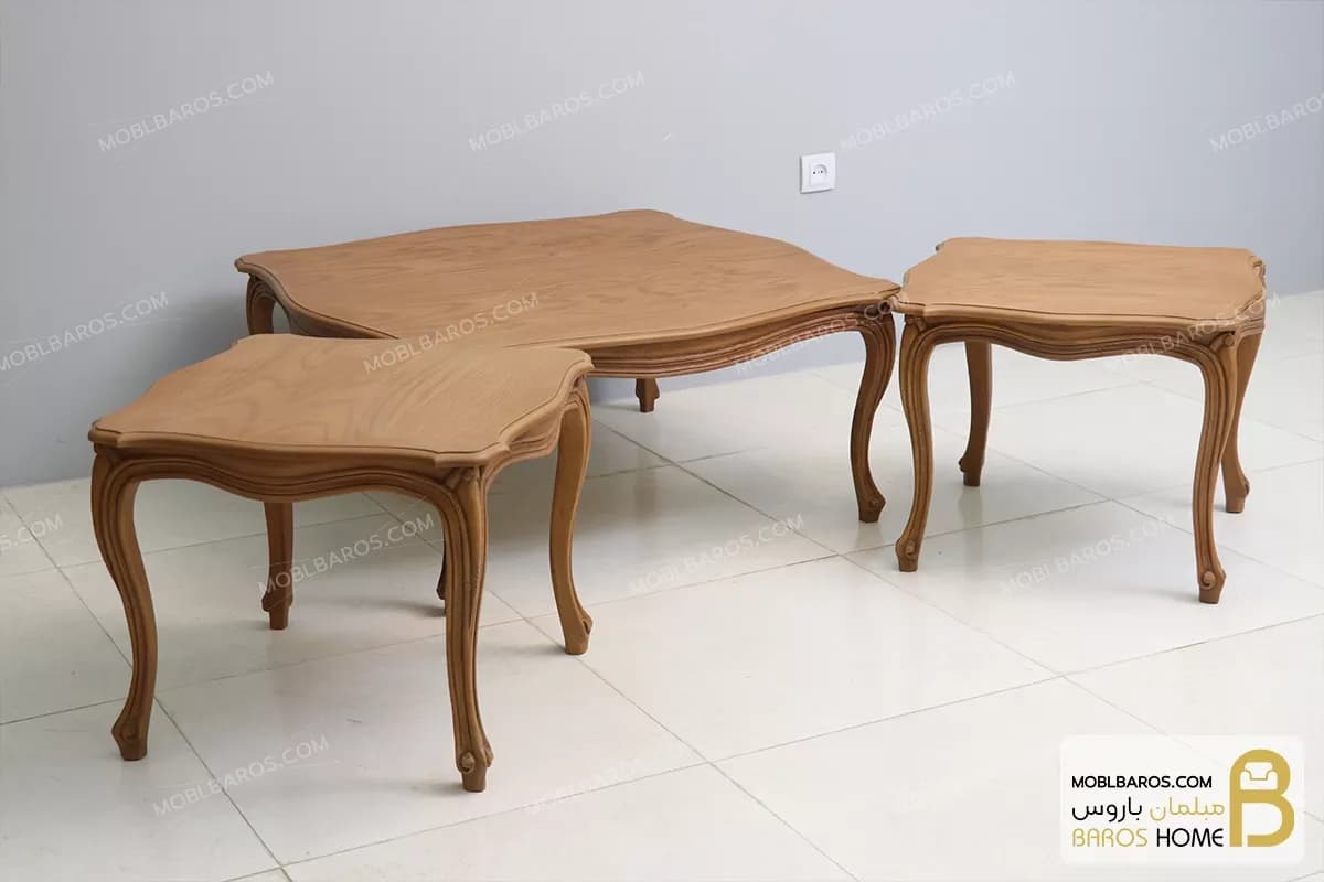 میز جلومبلی و عسلی کلاسیک مدل ابزاری — تصویر ۶