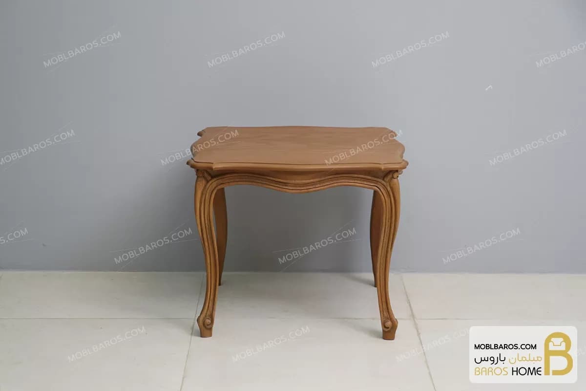 میز عسلی و کنار مبلی چوبی کلاسیک مدل ابزاری — تصویر ۳