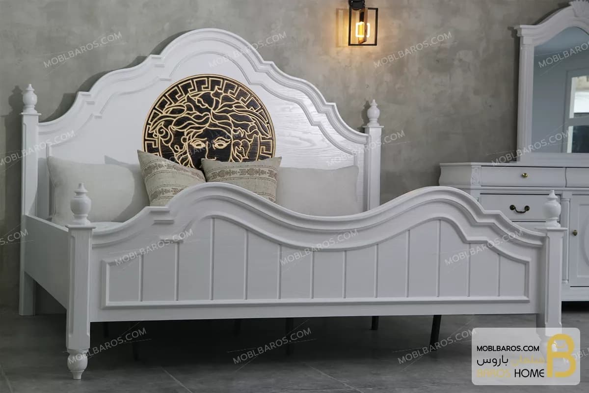 سرویس خواب دو نفره و بزرگسال چوبی پانیذ