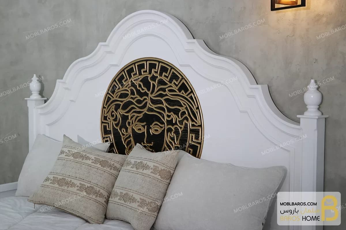سرویس خواب دو نفره و بزرگسال چوبی پانیذ — تصویر ۸