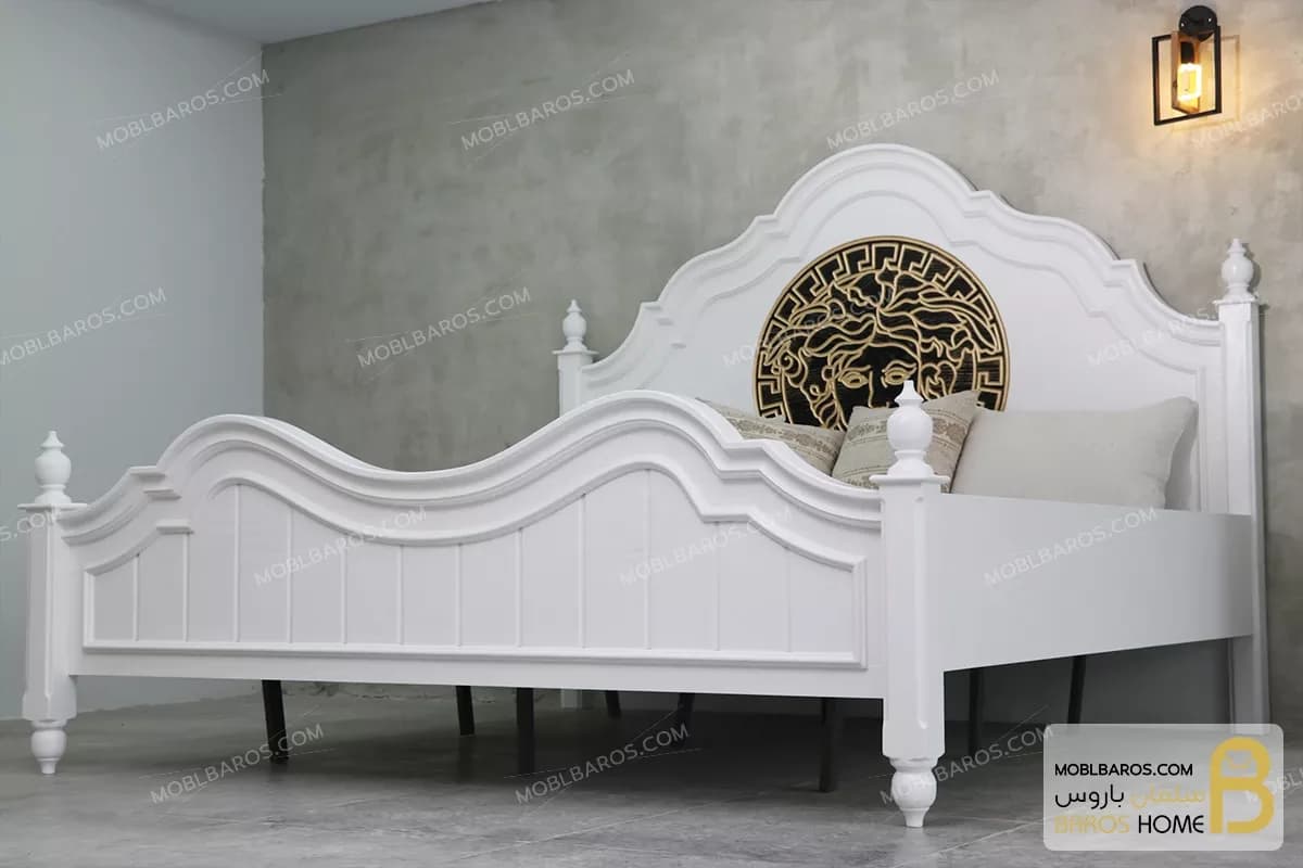 سرویس خواب دو نفره و بزرگسال چوبی پانیذ — تصویر ۵