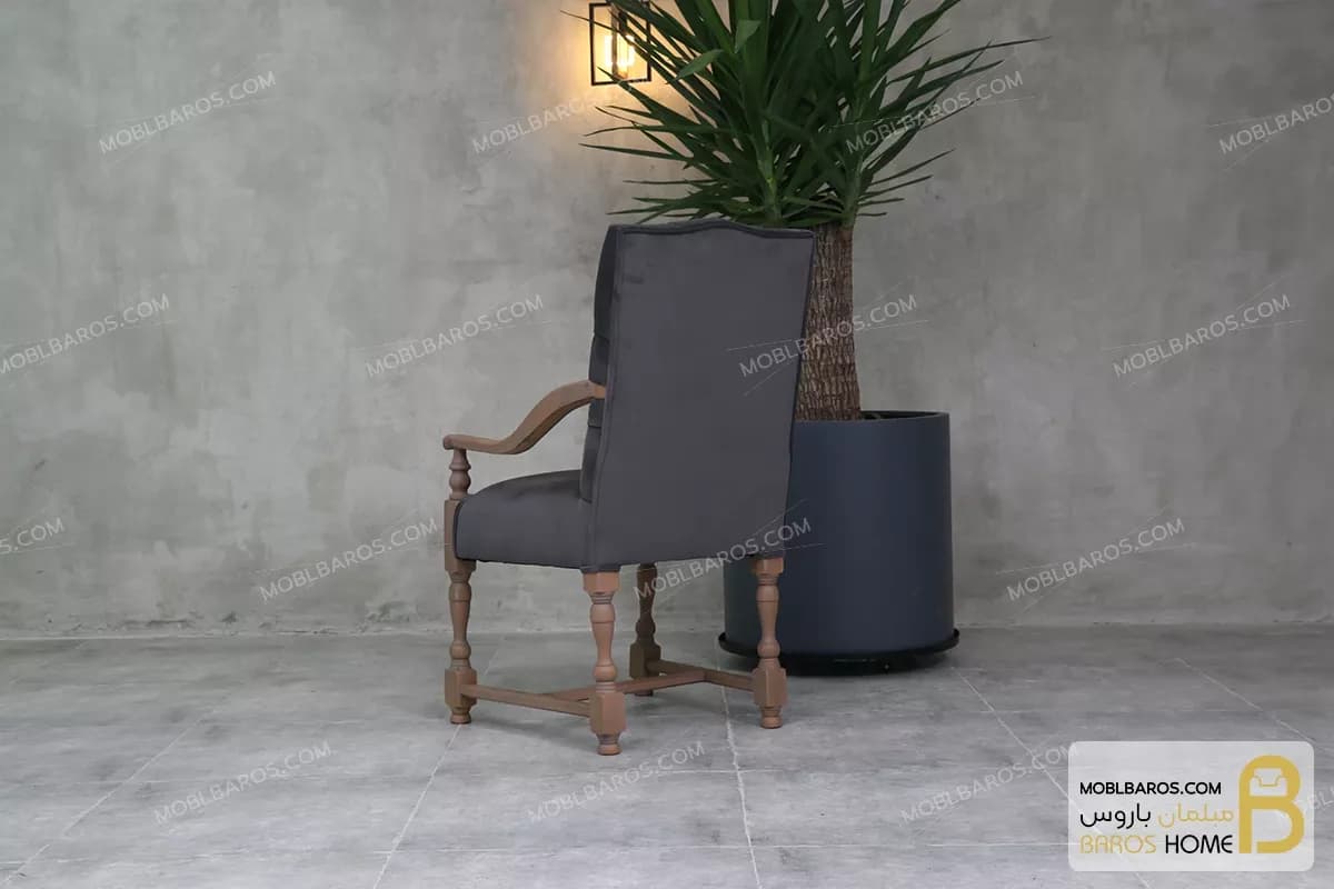 صندلی مدرن چوبی مدل دایان — تصویر ۲