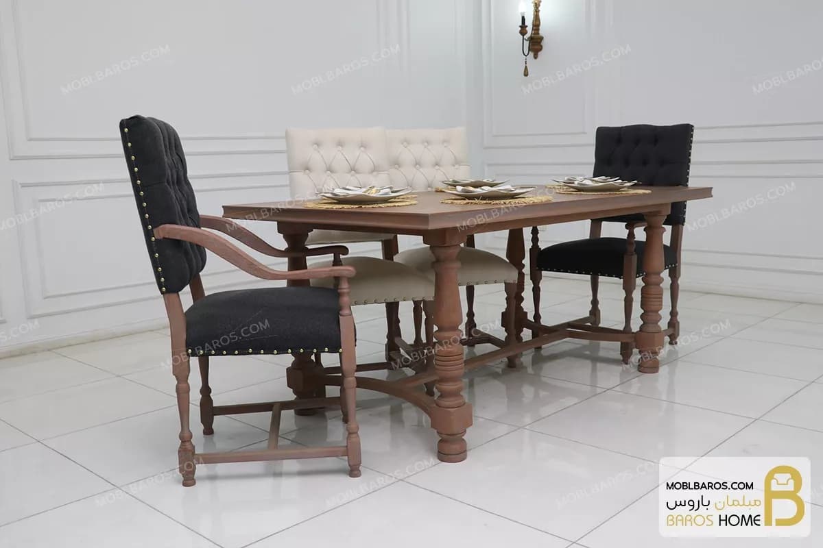 میز ناهارخوری دایان با صندلی چستر — تصویر ۶