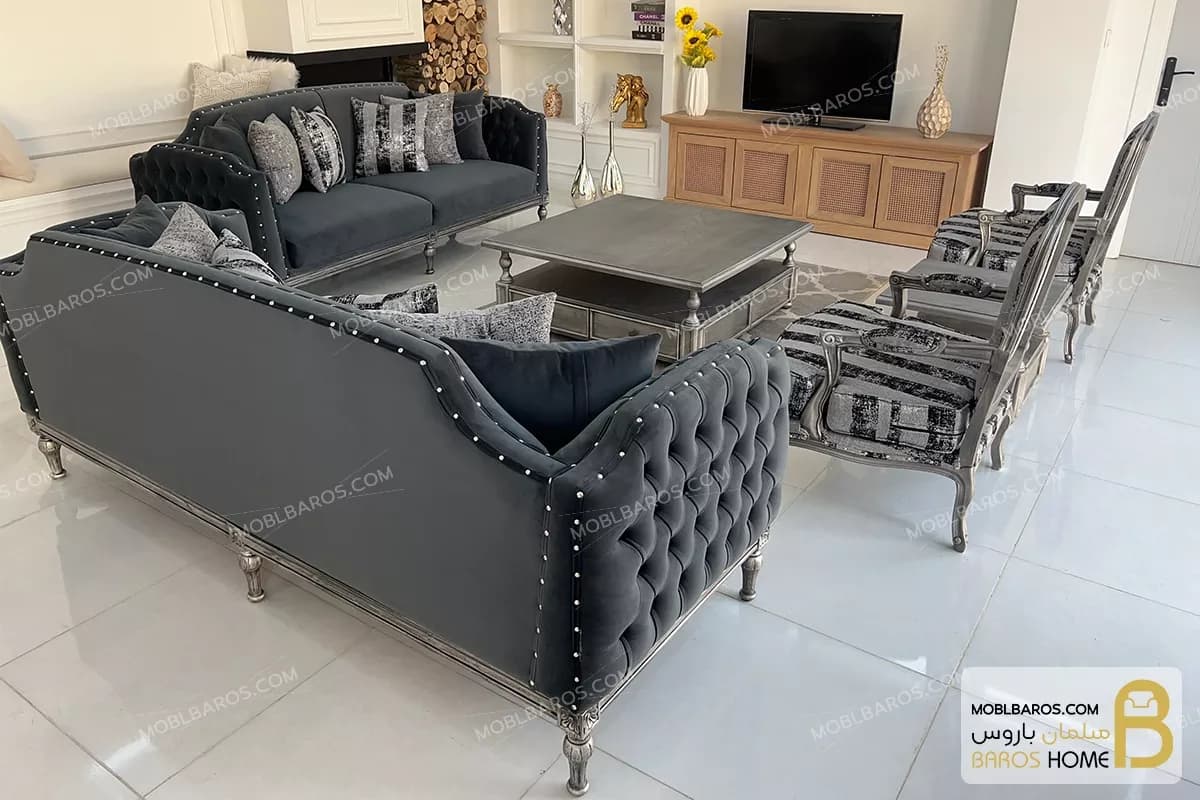 مبل نئوکلاسیک کاریزما با تک های فرانسوی — تصویر ۴