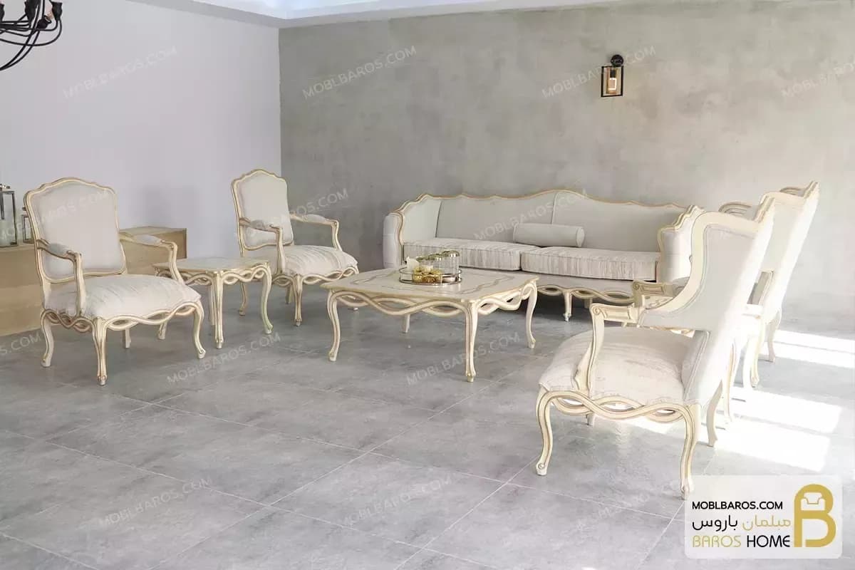 ست مبلمان ابزاری ورق طلا کد ۲ — تصویر ۲