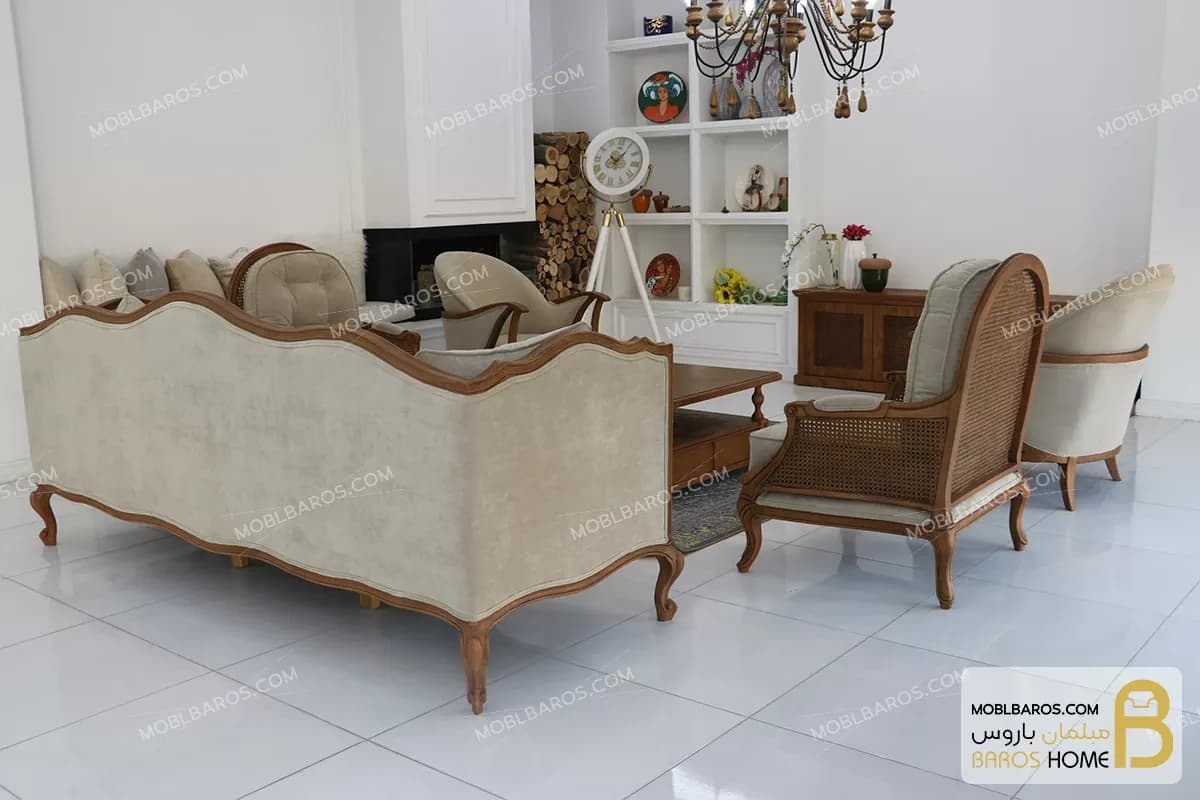 ست مبلمان ترکیبی گندم و تک‌نفره پیکو — تصویر ۳