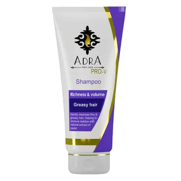 شامپو تیوپی حجم دهنده آدرا برای موهای چرب 200ml