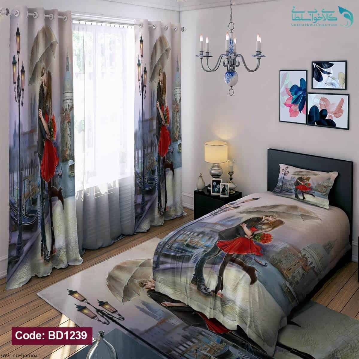 روتختی طرح عاشقانه یکنفره کد BD1239