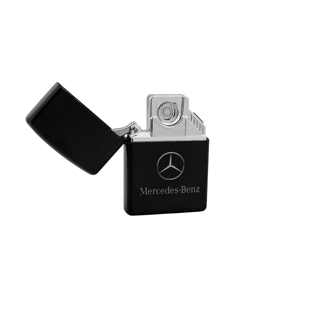 فندک شارژی المنتی طرح مرسدس بنز Mercedes-Benz با رنگ مشکی — تصویر ۲