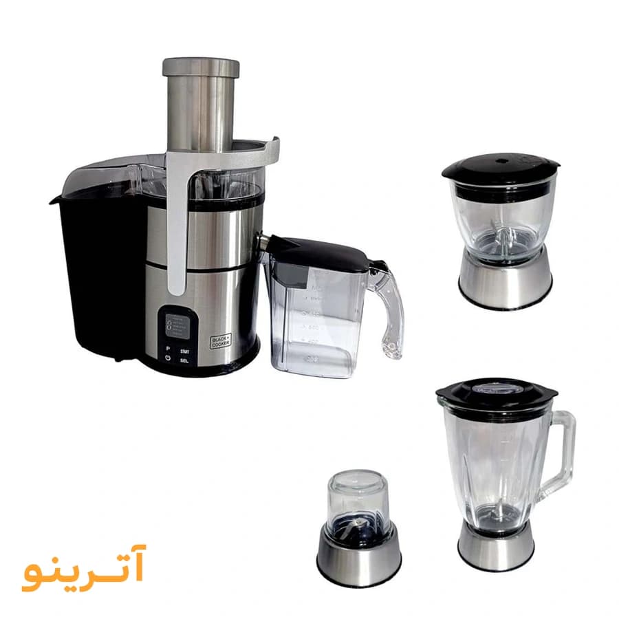 آبمیوه گیری و مخلوط کن چهار در یک بلک کوکر مدل BC-JS767 — تصویر ۳