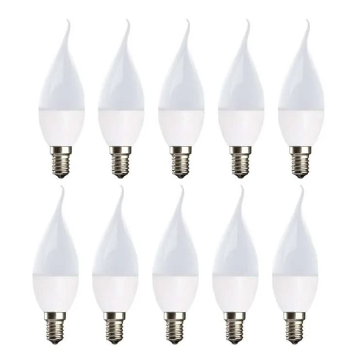 لامپ 7 وات دریان نور مدل اشکی کد ZS-3001 پایه E14 بسته 10 عددی