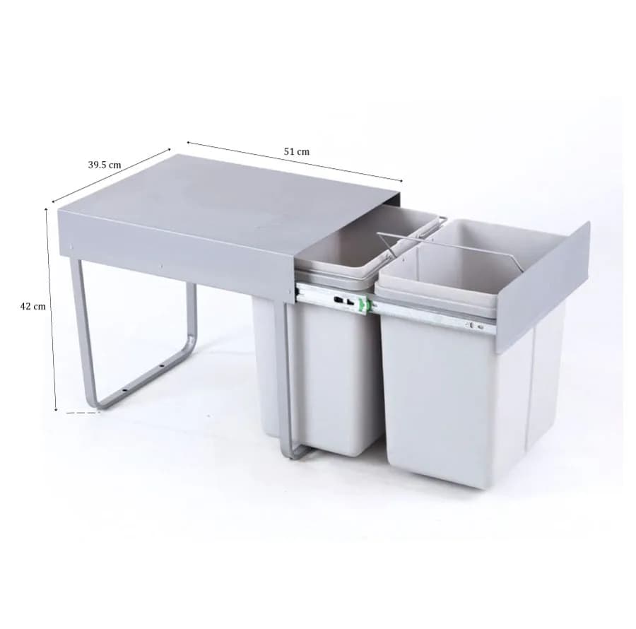 سطل زباله کابینتی آدلان مدل A-30001813 — تصویر ۲