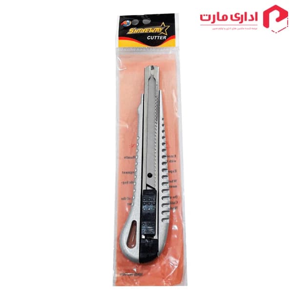 کاتر دستی بدنه فلزی سربی و 9 میلی متری شاین وی