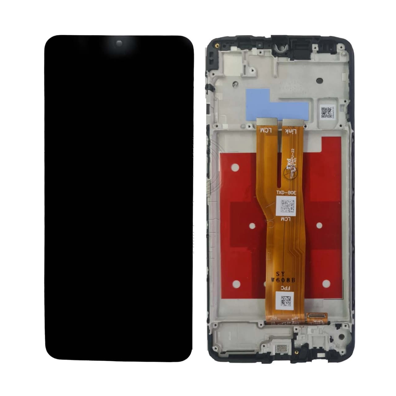 تاچ ال سی دی Samsung Galaxy A07 A075 با فریم – مشکی – Service Pack CHA (گارانتی 3 ماهه PT)