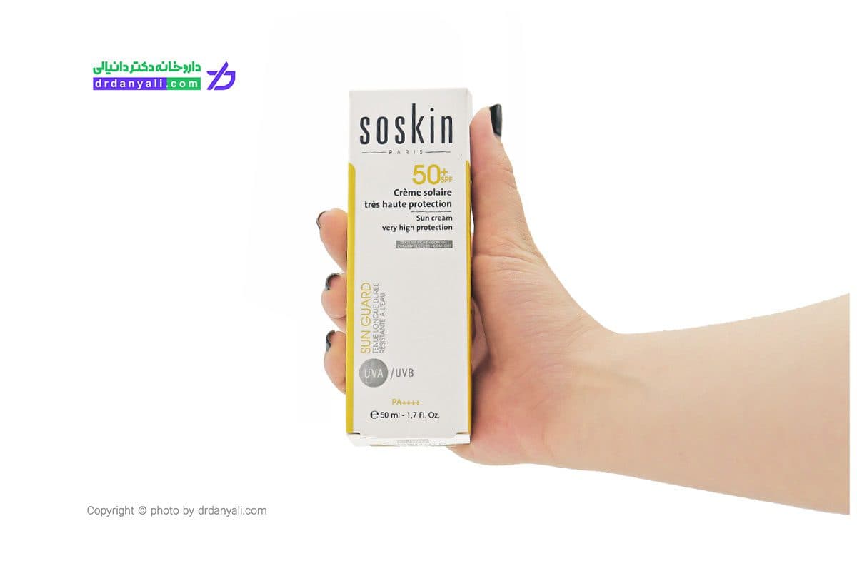 کرم ضد آفتاب SPF 50 ساسکین (بی رنگ) 50 میلی لیتر — تصویر ۲