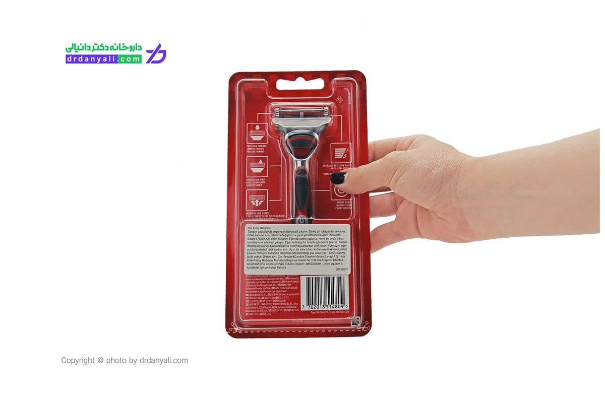 خود تراش فیوژن پاور ژیلت مناسب آقایان 1 عدد — تصویر ۲