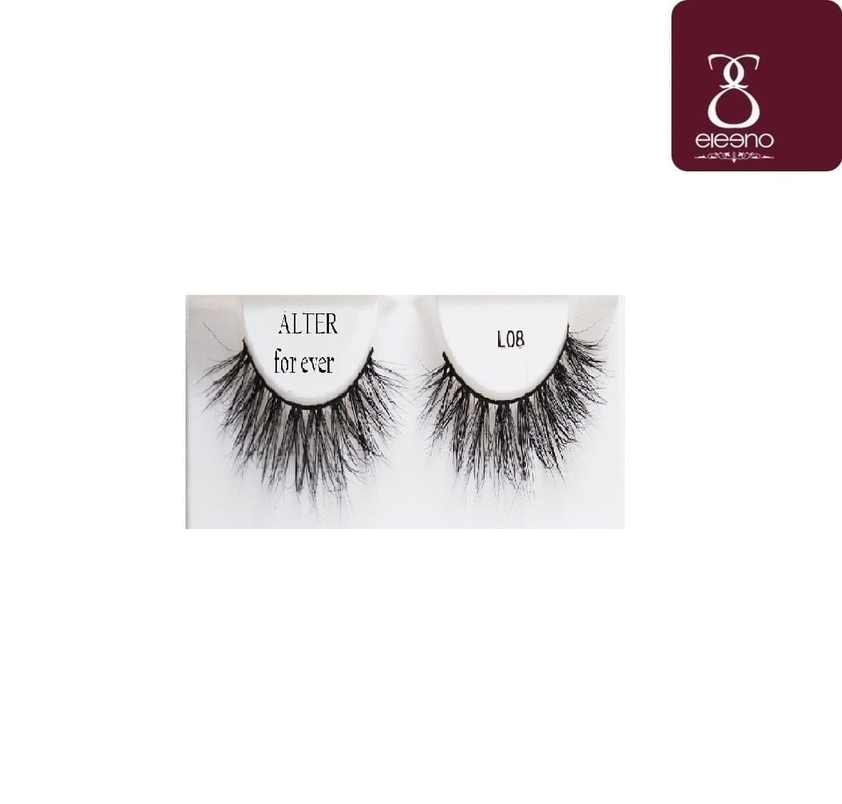مژه جفتی مو طبیعی خیلی بلند و حجم استاندارد L08 آلتر Alter Eyelash