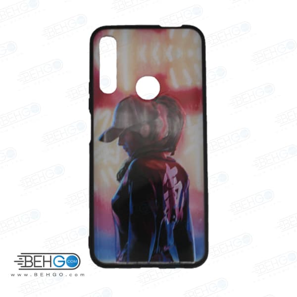 قاب Y9 prime 2019 کاور هواوی honor 9x قاب فانتزی گوشی هواوی وای 9 پریم 2019 با عکس دختر کلاه دار طرح 6 محافظ مناسب وای نه پریم 2019 گوشی موبایل هواوی New Girl With Hat Phone Case For Huawei Y9 prime 2