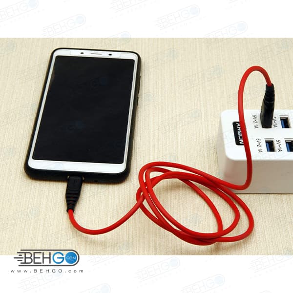 کابل شارژ سریع میکرو مدل آرسون Arson s1 Fast charge micro usb cable — تصویر ۲