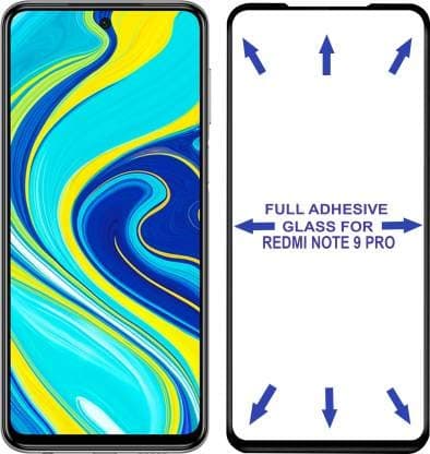 گلس شیائومی ردمی نوت 9 اس و نوت 9 پرو محافظ صفحه نمایش ردمی نوت9 اس گلس تمام چسب Redmi Note 9S مناسب گوشی شیاومی Glass Full Xiaomi Redmi Redmi Note 9 pro / Note9S / Note 9S