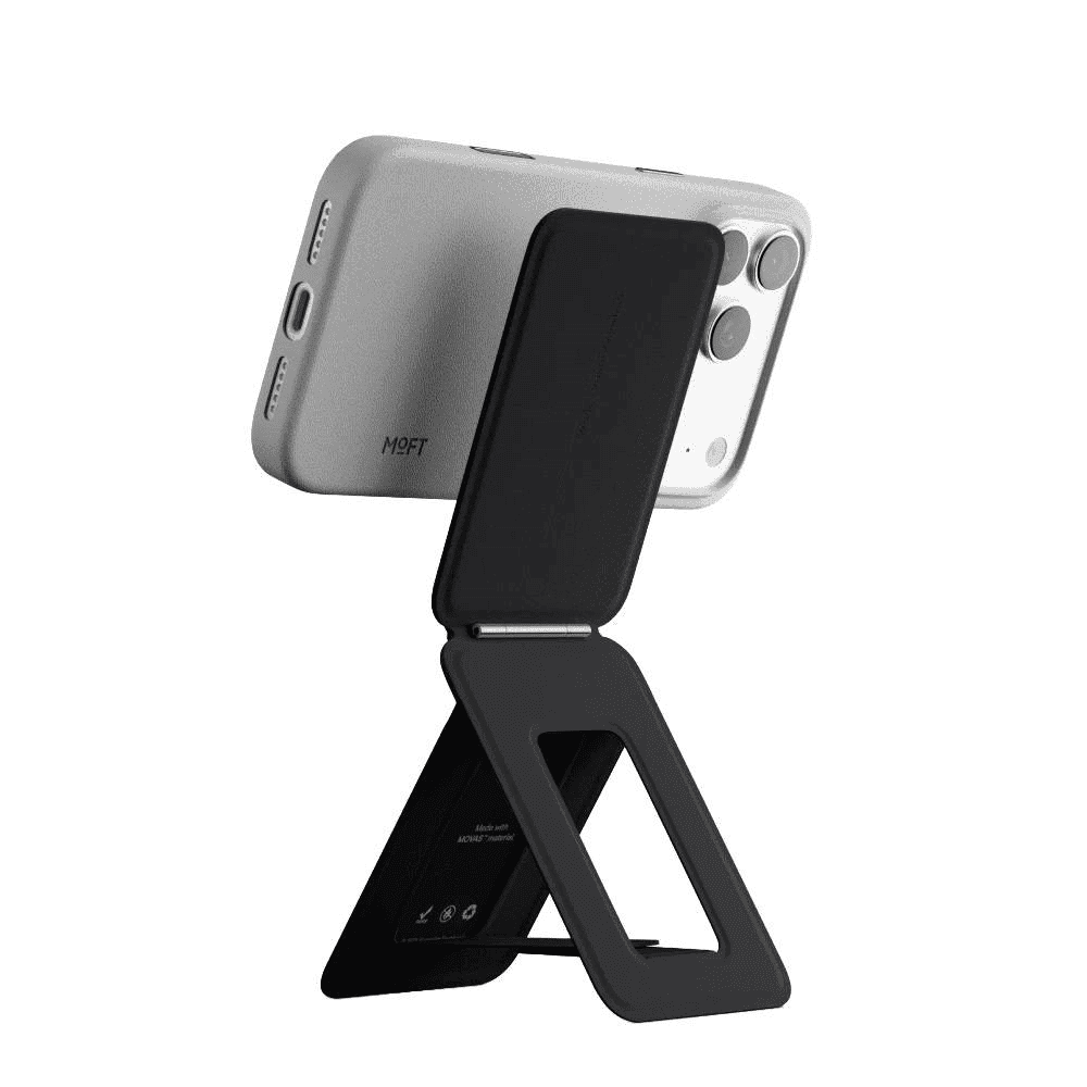جاکارتی و استند مگ سیف مافت مدل Moft Snap Phone Tripod Stand Wallet MOVAS رنگ سفید — تصویر ۲