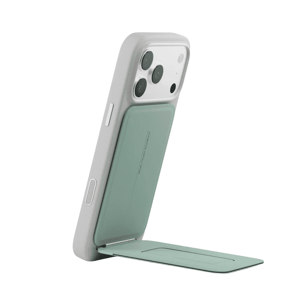 جاکارتی و استند مگ سیف مافت مدل Moft Snap Phone Tripod Stand Wallet MOVAS رنگ سفید — تصویر ۴