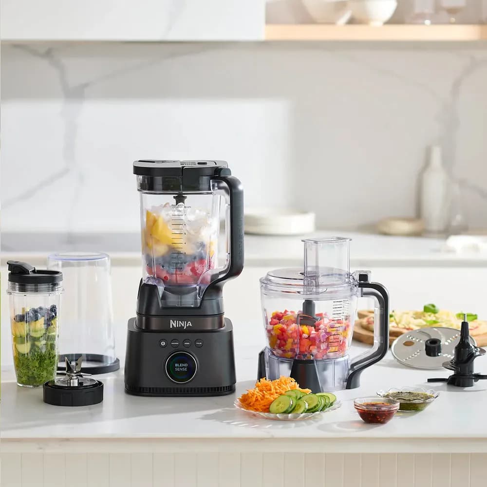 مخلوط کن و غذاساز برند نینجا مدل Ninja Power Blender and Processor Pro QX401 – مشکی — تصویر ۵