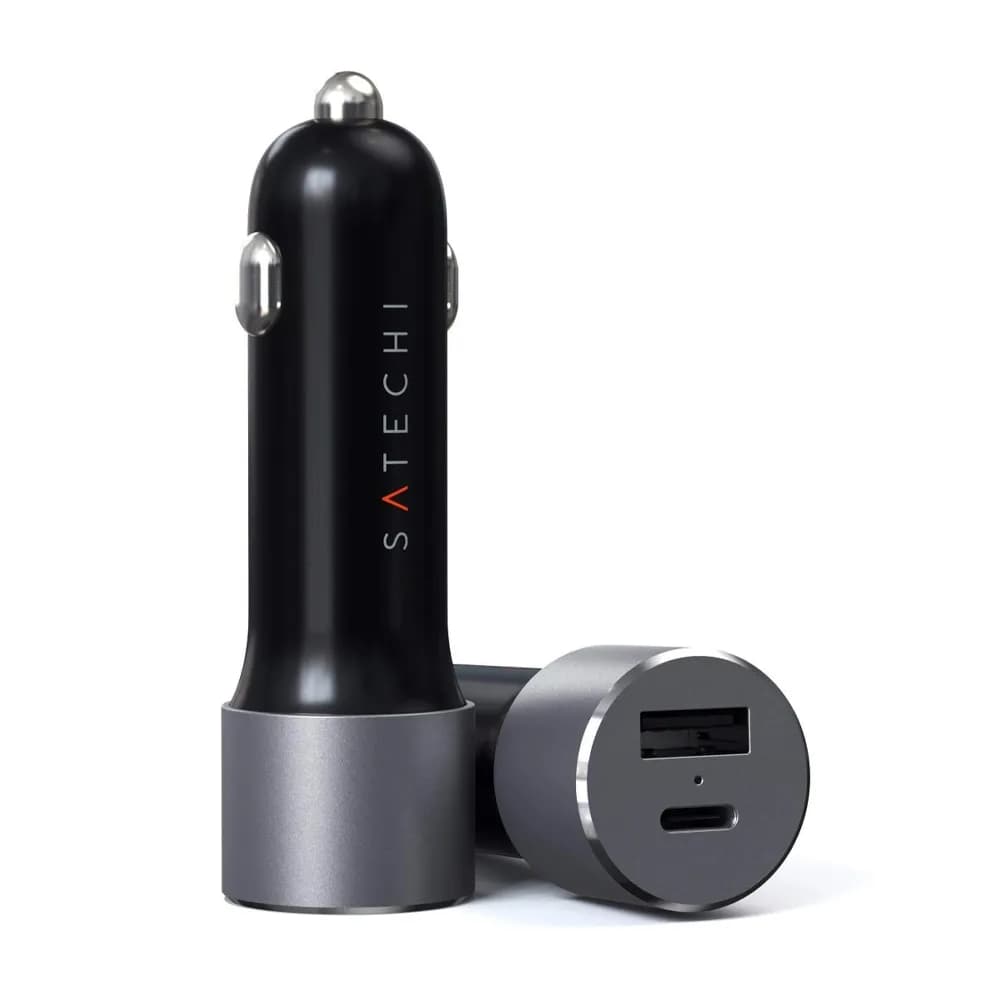 شارژر فندکی ۷۲ وات دو پورت ساتچی مدل Satechi 72W Dual Port Car Charger — تصویر ۳
