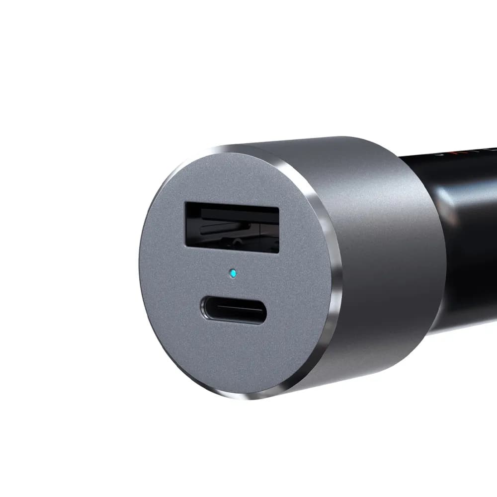 شارژر فندکی ۷۲ وات دو پورت ساتچی مدل Satechi 72W Dual Port Car Charger — تصویر ۲