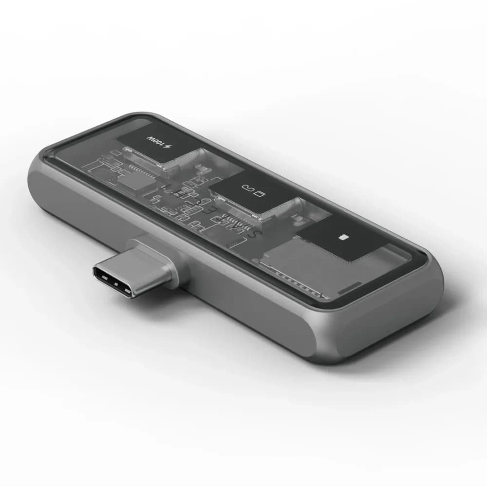 هاب ۳ پورت ساتچی مدل Satechi Mobile XR Hub رنگ خاکستری — تصویر ۴