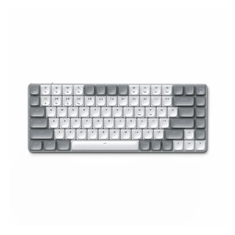 کیبورد بی‌سیم مکانیکی ساتچی مدل Satechi SM1 Slim Mechanical Bluetooth Keyboard رنگ سفید