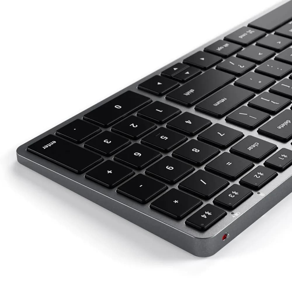 کیبورد بیسیم ساتچی مدل Satechi Slim X2 Bluetooth Keyboard رنگ نوک مدادی — تصویر ۲