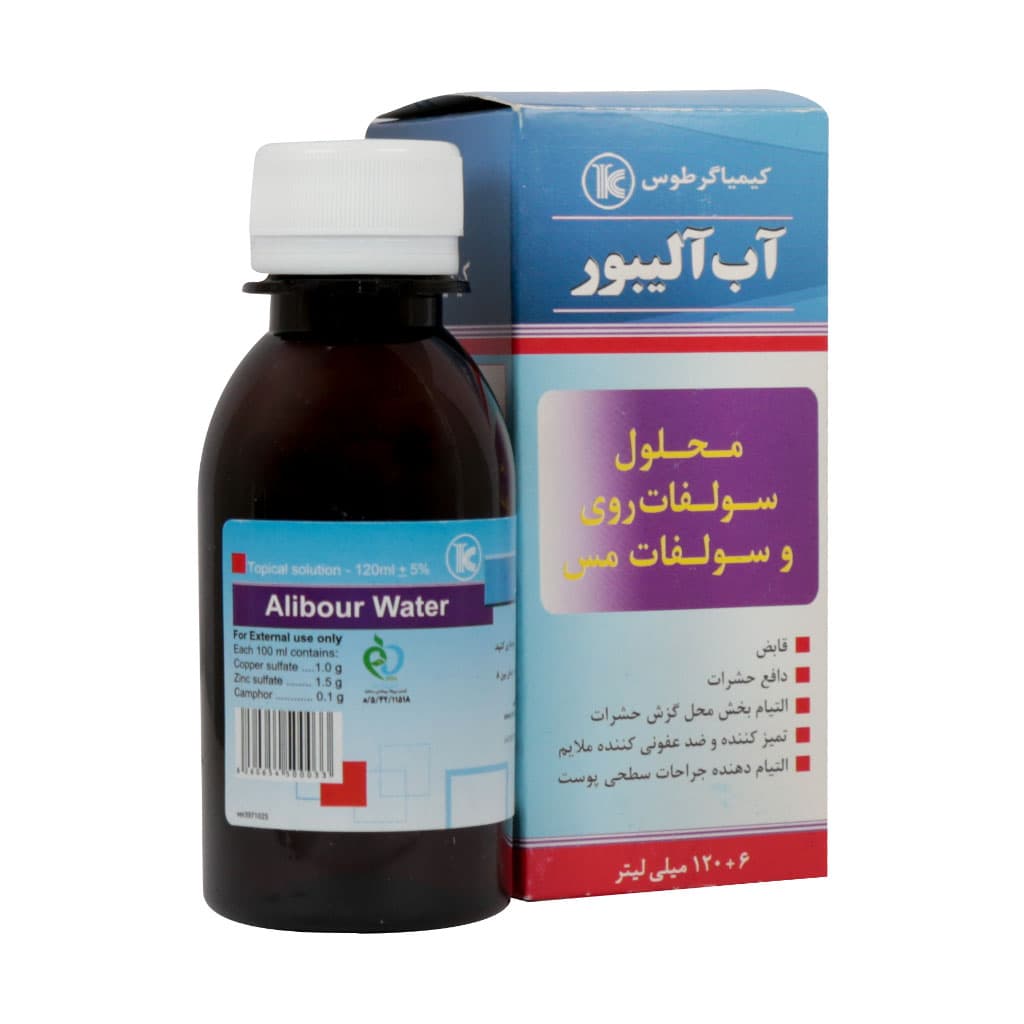 محلول آب آلیبور کیمیاگر طوس (120 میلی لیتر)