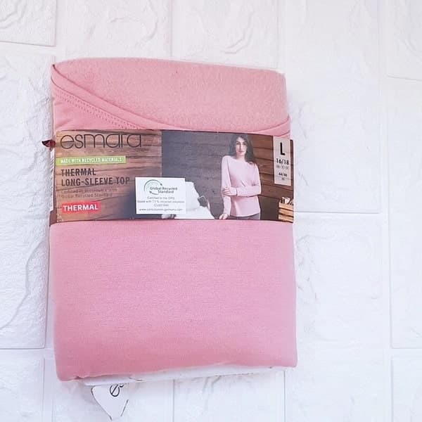 بلوز زنانه اسمارا ترمال توکرکی THERMAL صورتی 2-ESMARA 362522 — تصویر ۴