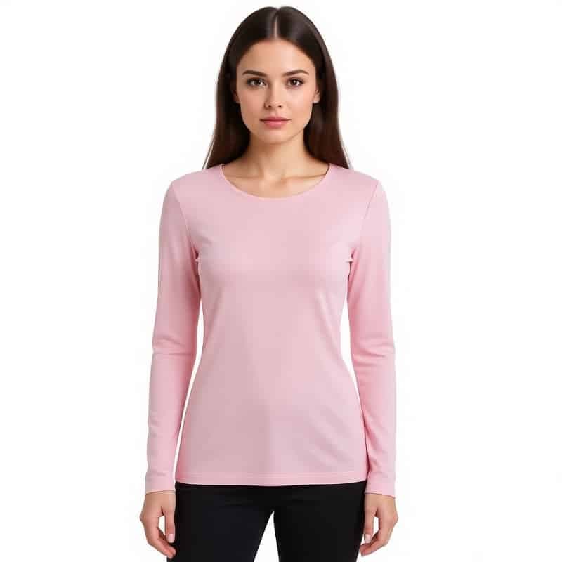 بلوز زنانه اسمارا ترمال توکرکی THERMAL صورتی 2-ESMARA 362522 — تصویر ۲