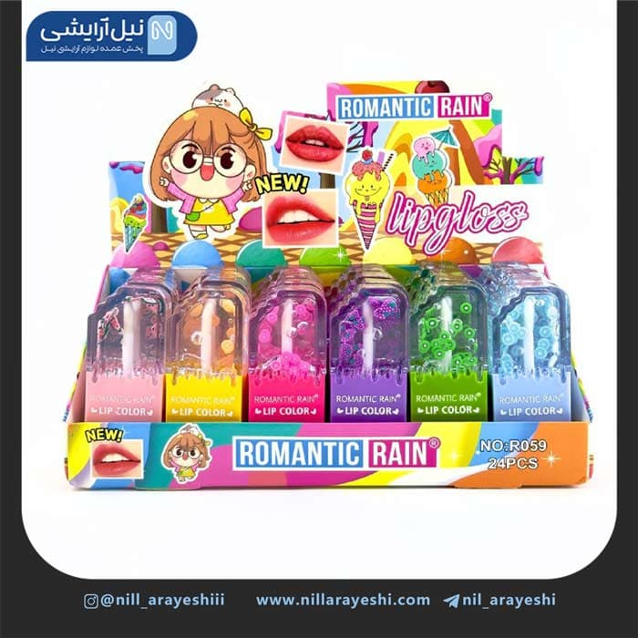 برق لب میوه ای بستنی چوبی رومانتیک رین کد R059