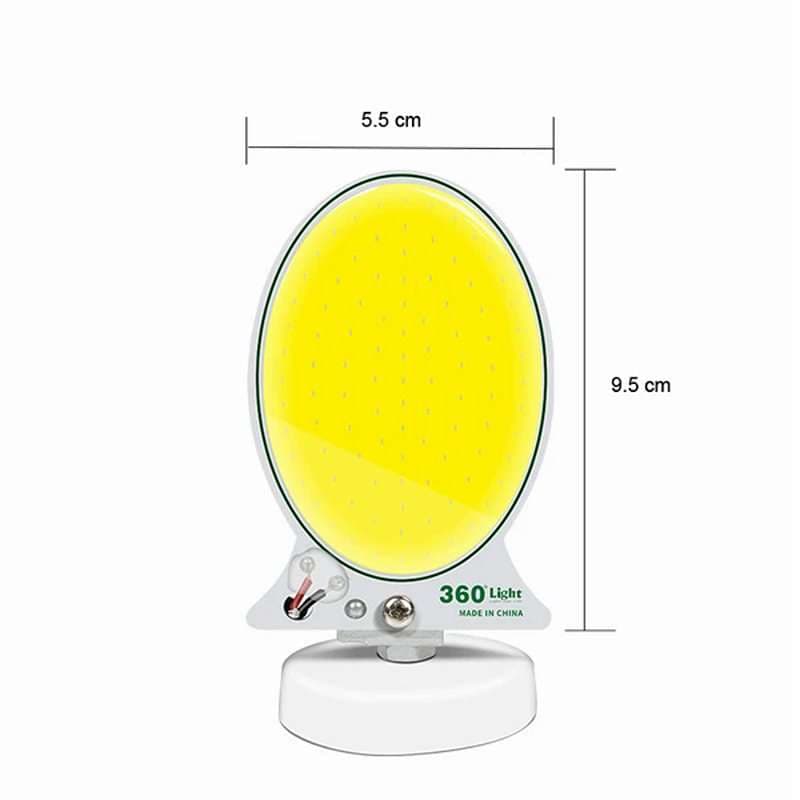 چراغ کمپینگ جیهام ۱۰۰ وات COB(اتصال USB) کد L388 — تصویر ۳