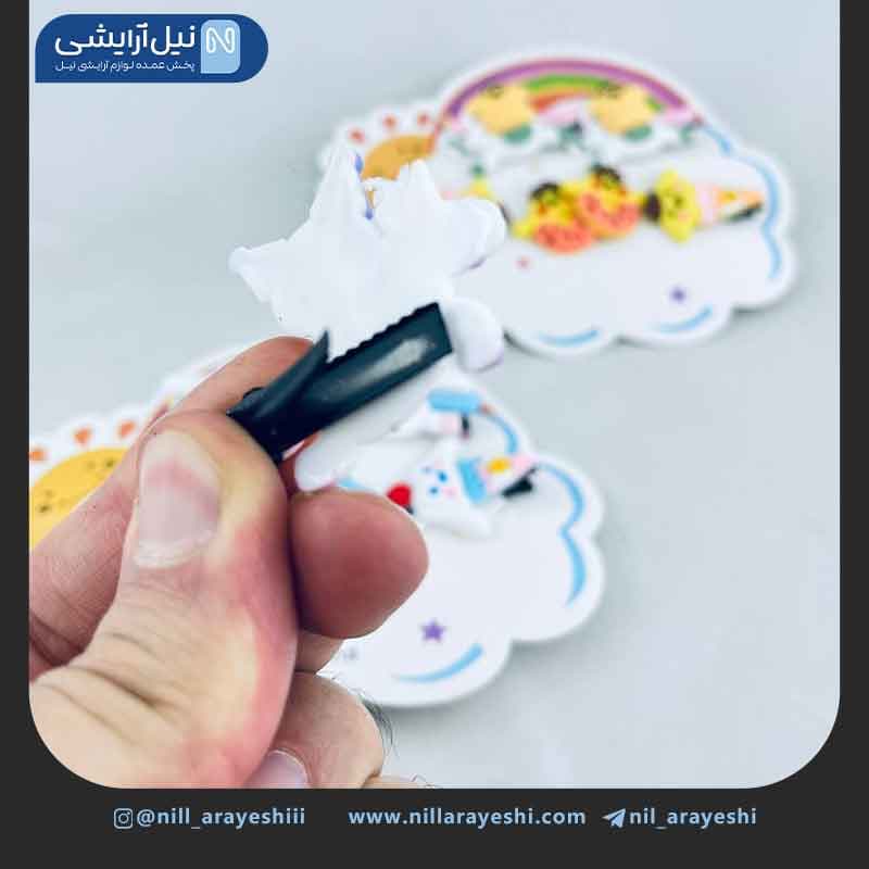 پک گیره و سنجاق مو رنگین کمانی شش عددی — تصویر ۳