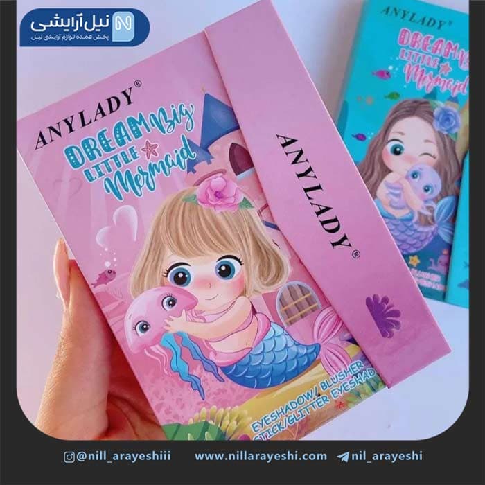 سایه کیفی آنی لیدی طرح پری دریایی کد 8624T — تصویر ۲