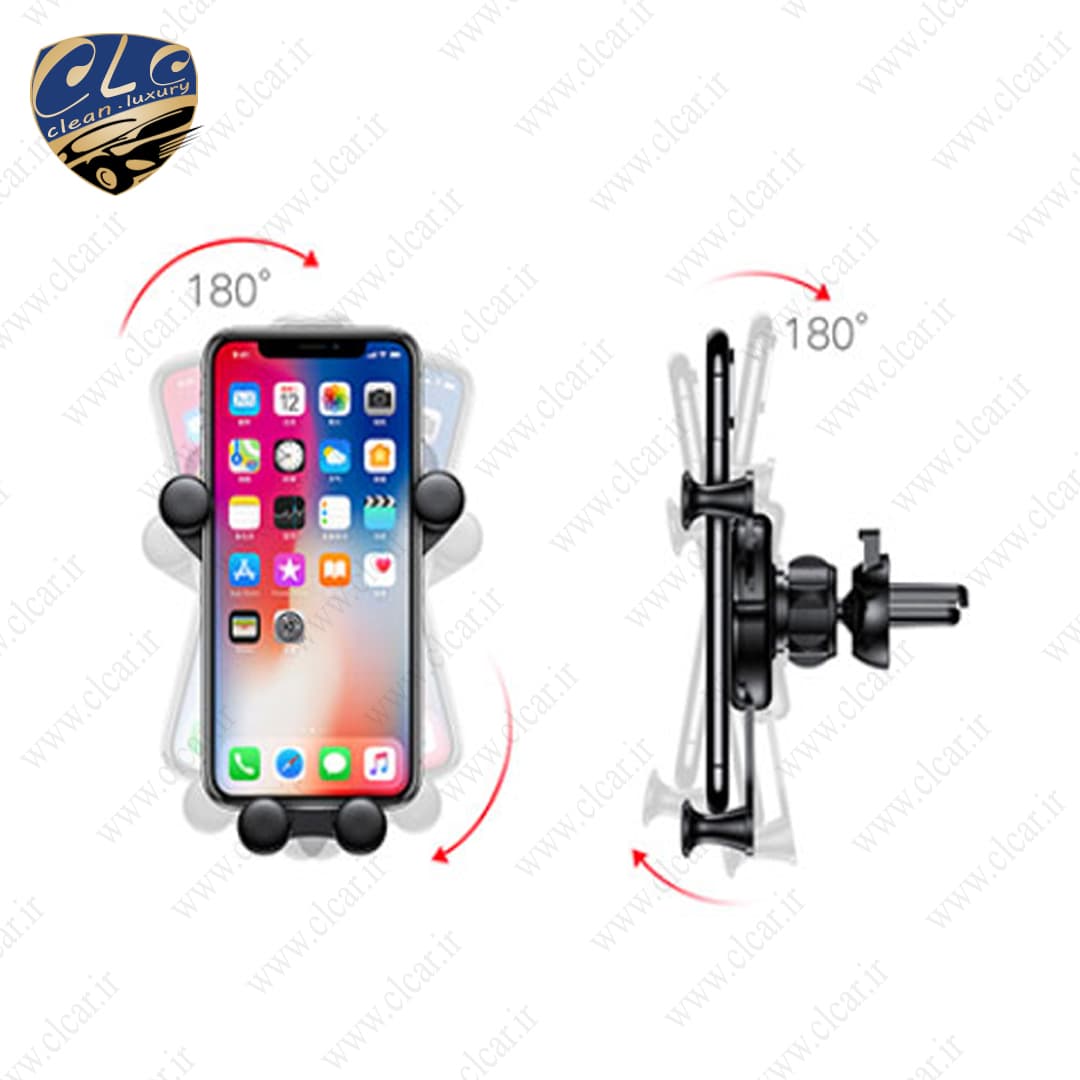 پایه نگهدارنده گوشی Baseus Emoticon Gravity Car Mount 3 — تصویر ۵