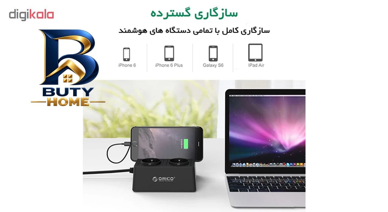 چندراهی برق اوریکو مدل ODC-۲A۵U-EU-V۱ اصل — تصویر ۲