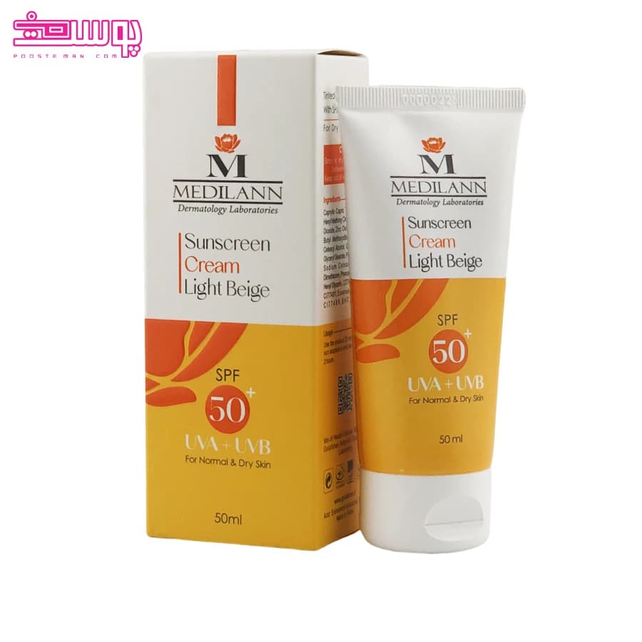 ضد آفتاب رنگی مدیلن SPF 50 حجم 50ml — تصویر ۲