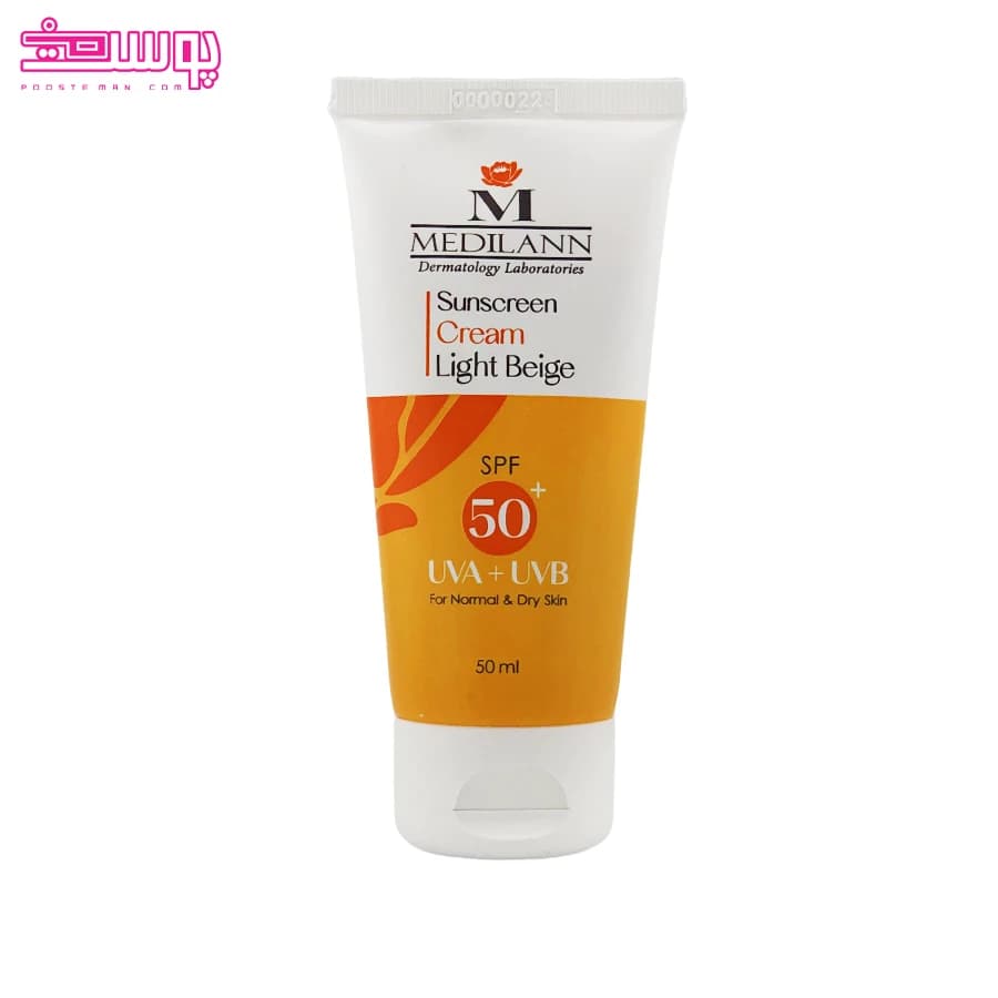ضد آفتاب رنگی مدیلن SPF 50 حجم 50ml