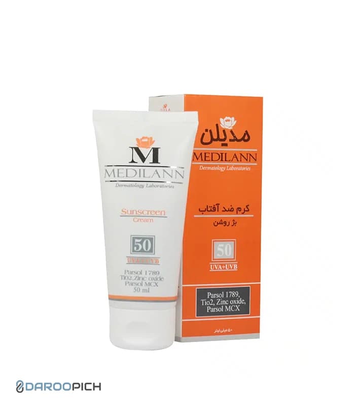 ضد آفتاب رنگی مدیلن SPF 50 حجم 50ml — تصویر ۴