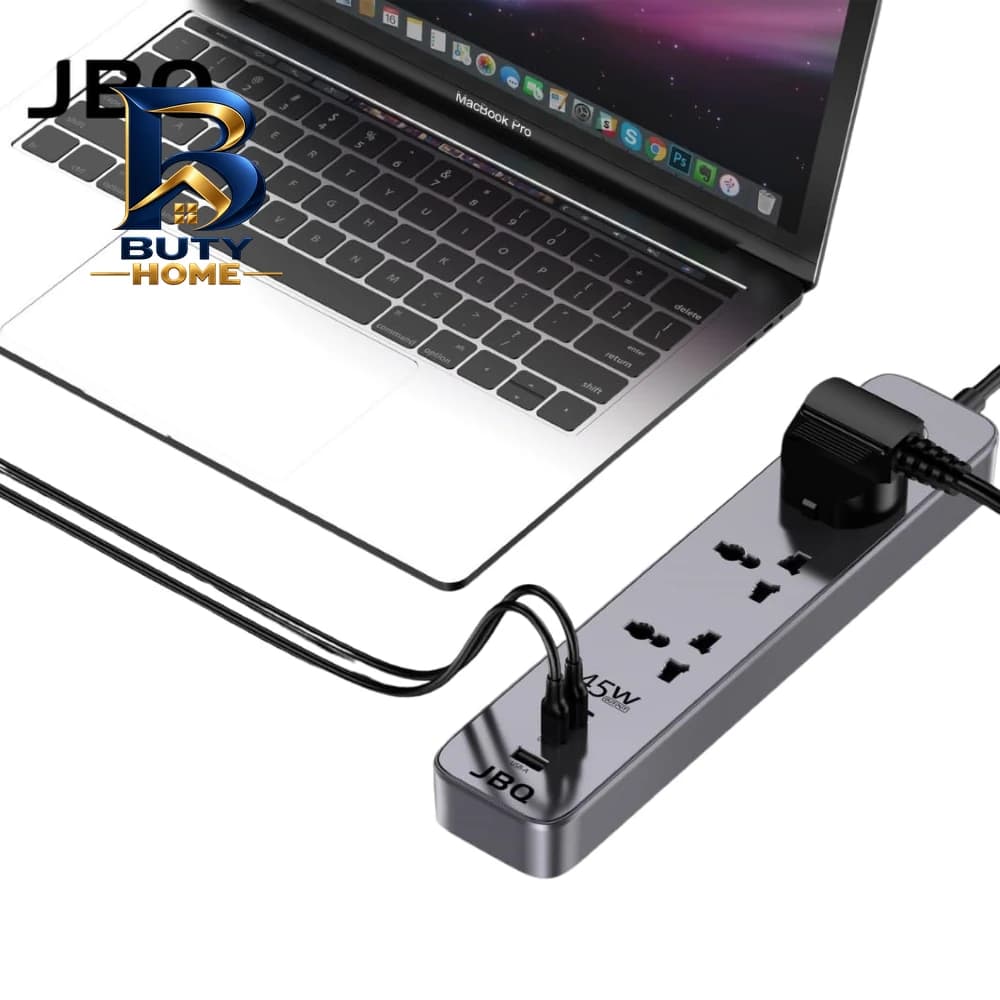 چندراهی برق جی بی کیو مدل ۷in۱ extention socket اصل
