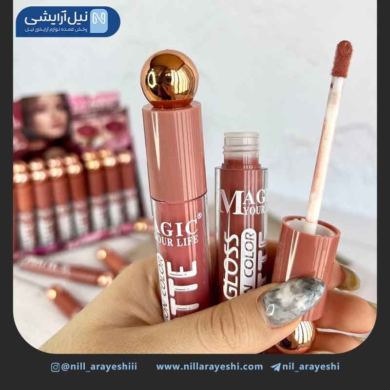 رژ لب مایع درب گوی طلایی مجیک کد LC940 — تصویر ۲